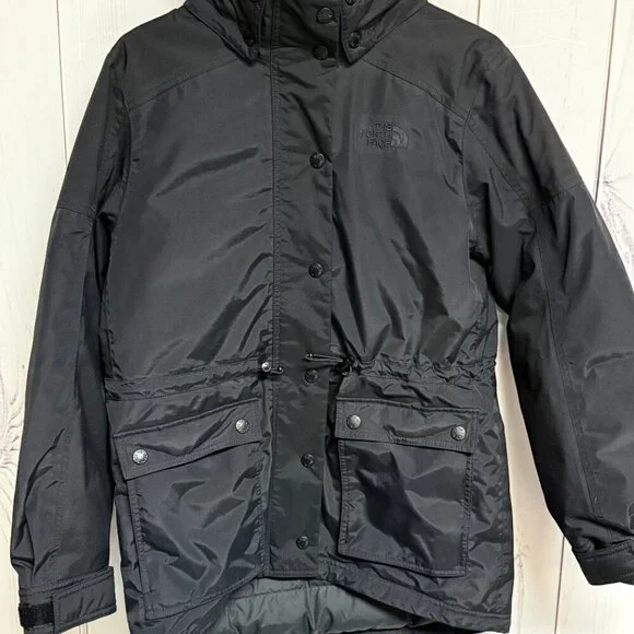 The North Face Reign On Down Parka Women’s Medium Black EUC - Picture 4 of 16